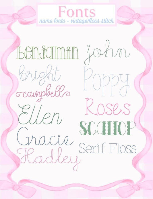Monogram add on