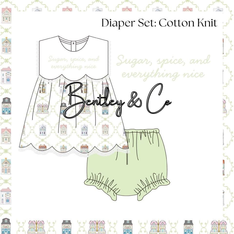 Spice villages diaper set