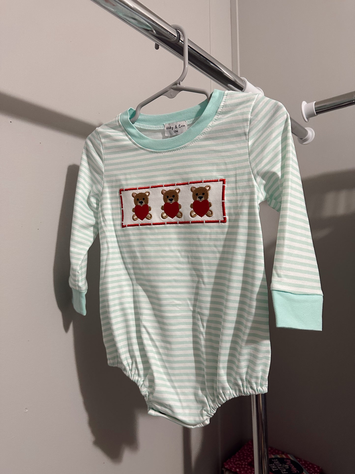 Boys 12M teddy bear bubble