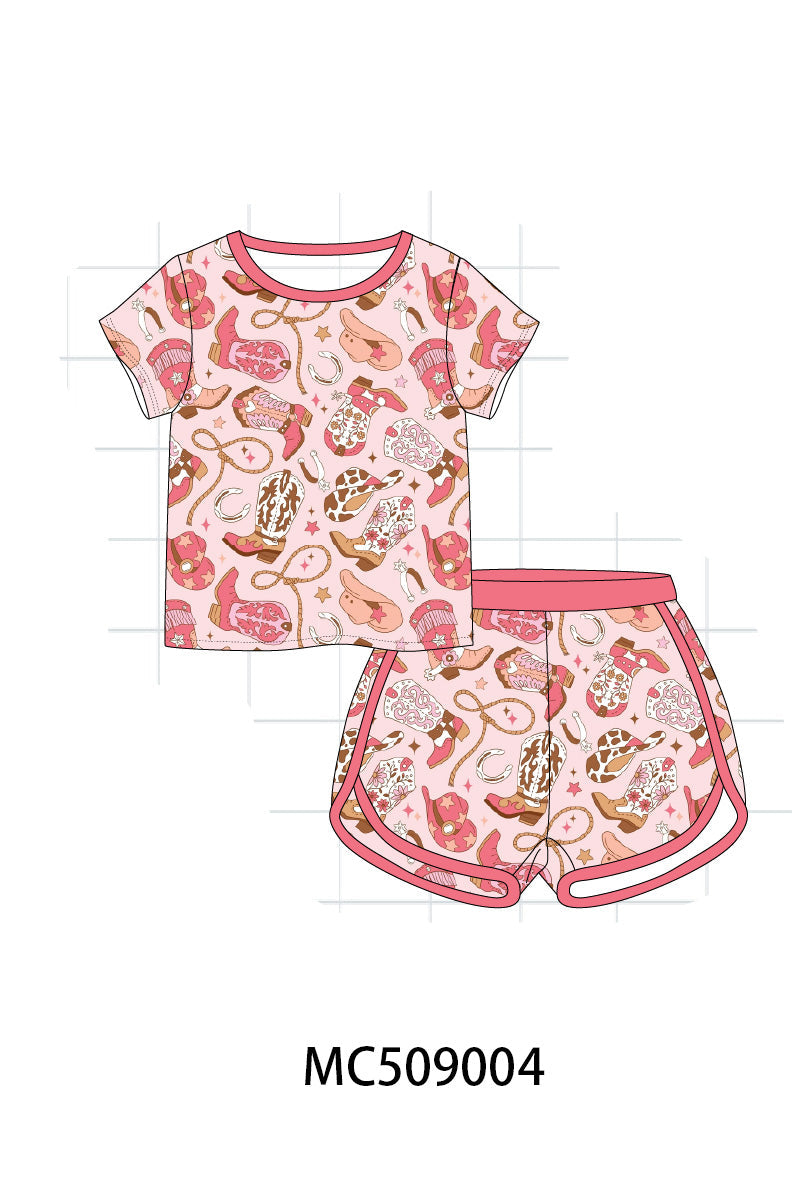 PO65 Pink cowgirl bamboo collection - closing 9/15- ETA late January