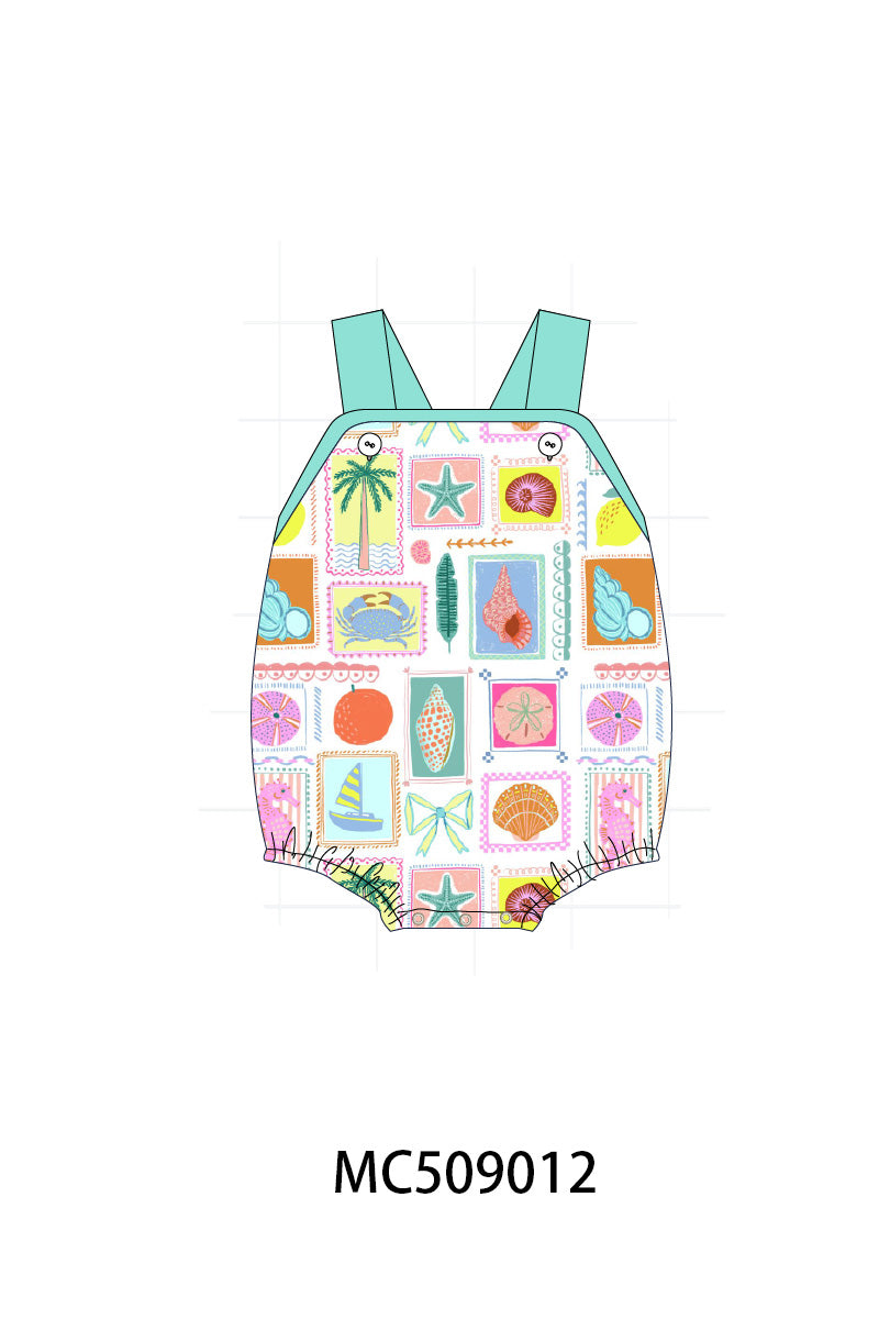 PO65 Pink enjoy beach print collection - closing 9/15- ETA late January