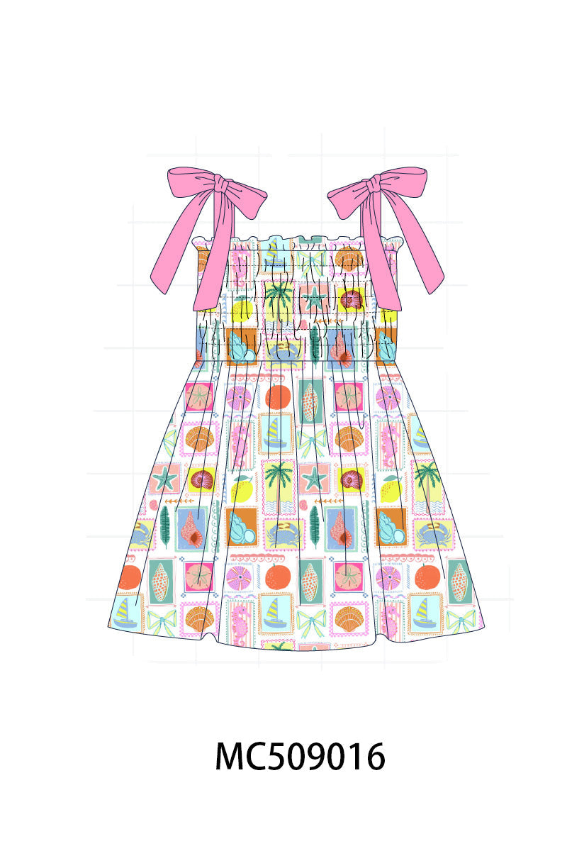 PO65 Pink enjoy beach print collection - closing 9/15- ETA late January