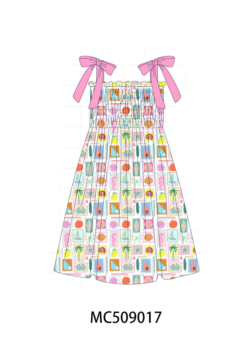 PO65 Pink enjoy beach print collection - closing 9/15- ETA late January