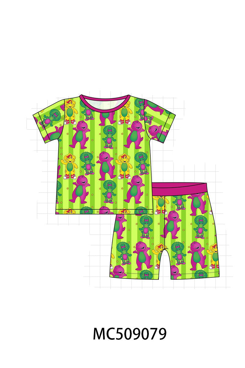 PO65 Green dinosaur bamboo collection - closing 9/15- ETA late January