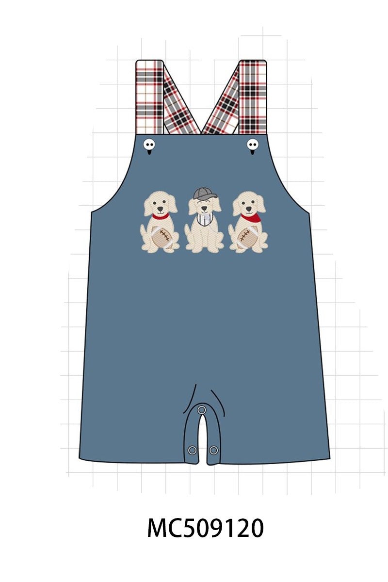 PO65 Navy puppy football applique collection - closing 9/15- ETA late January