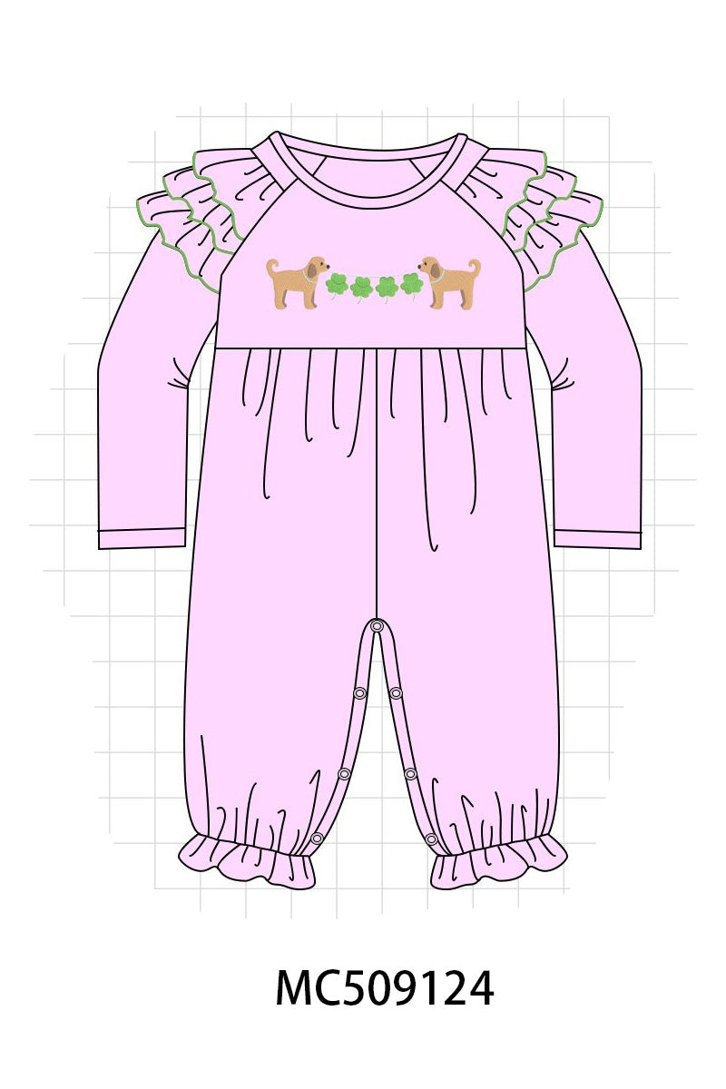 PO65 Blue & pink puppy embroidery collection - closing 9/15- ETA late January