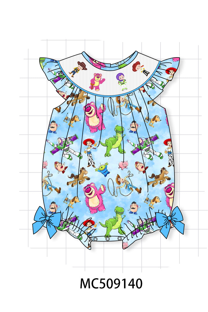 PO65 Blue character smocked collection - closing 9/15- ETA late January