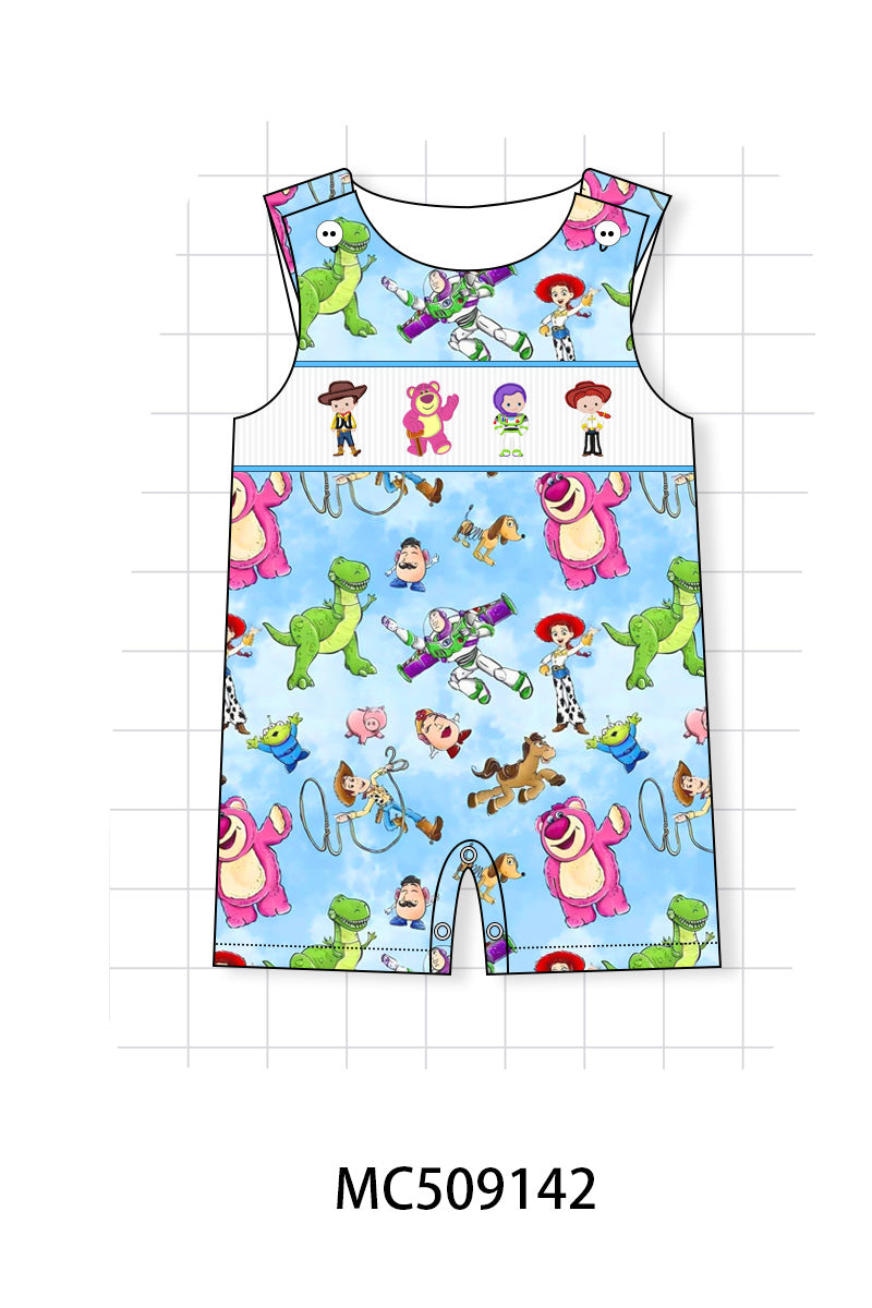 PO65 Blue character smocked collection - closing 9/15- ETA late January