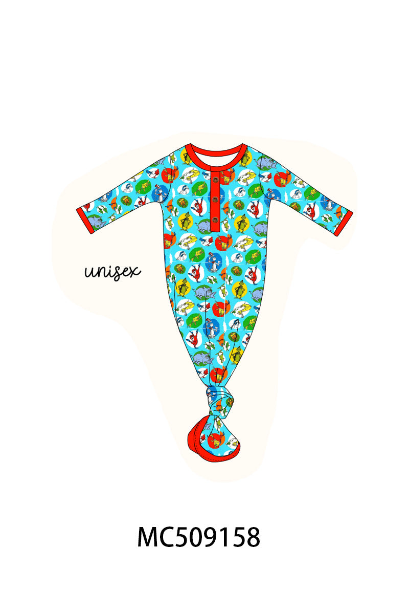PO65 Blue Dr. Seuss bamboo collection - closing 9/15- ETA late January