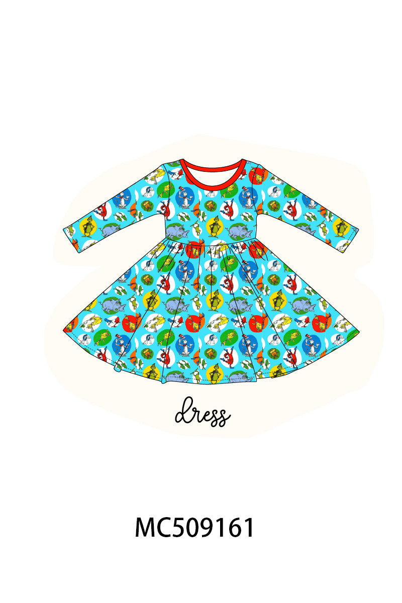 PO65 Blue Dr. Seuss bamboo collection - closing 9/15- ETA late January