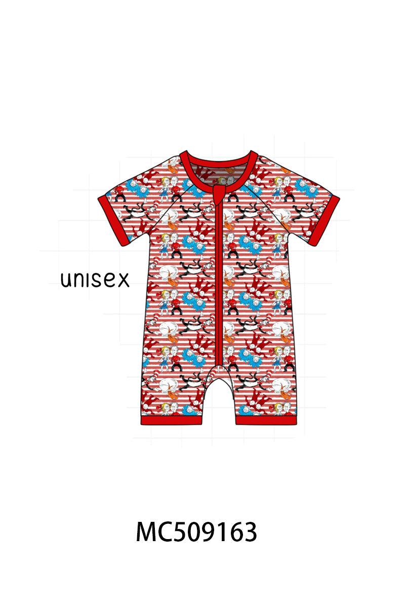 PO65 Red stripe Dr. Seuss bamboo collection - closing 9/15- ETA late January
