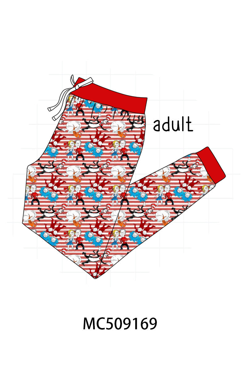 PO65 Red stripe Dr. Seuss bamboo collection - closing 9/15- ETA late January