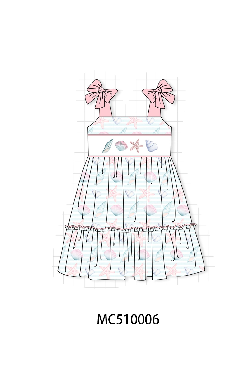 PO69 Pink shells starfish embroidery collection - closing 10/27 - eta early march