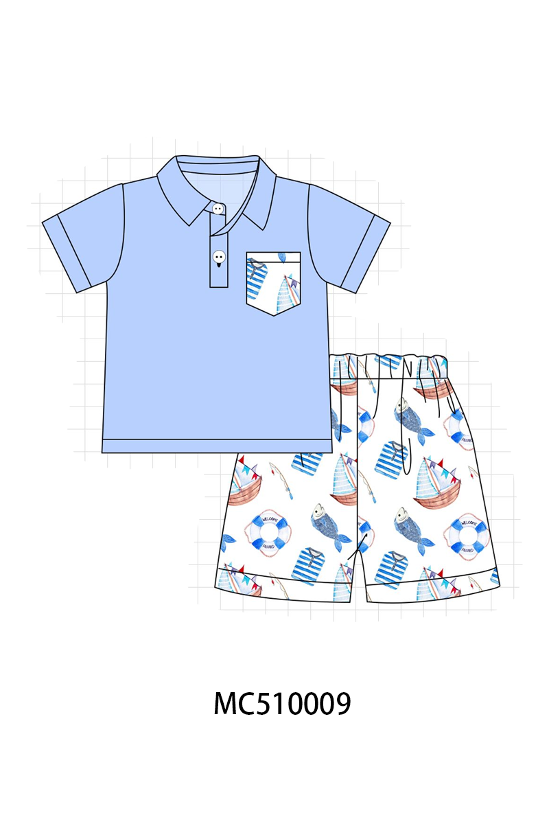 PO69 Blue marine print collection- closing 10/27 - eta early march