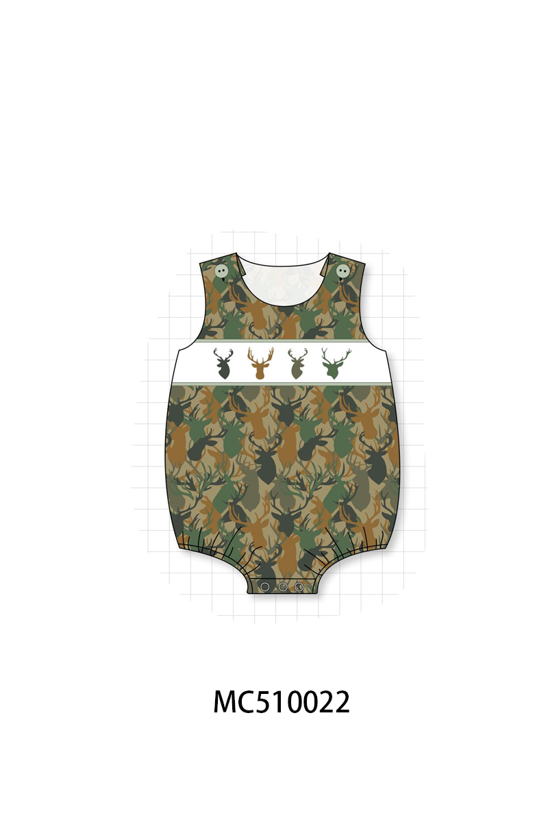 PO69 Camouflage deer antler embroidery collection- closing 10/27 - eta early march