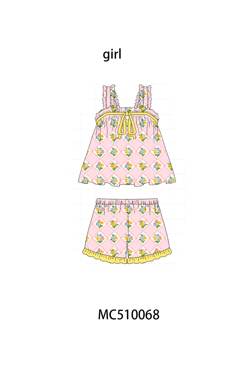 PO69 Multicolored floral print girl sleeping wear collection 1- closing 10/27 - eta early march