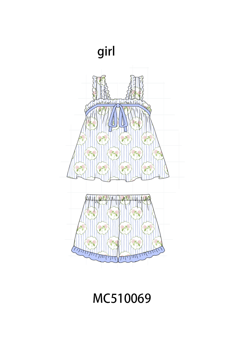 PO69 Multicolored floral print girl sleeping wear collection 1- closing 10/27 - eta early march
