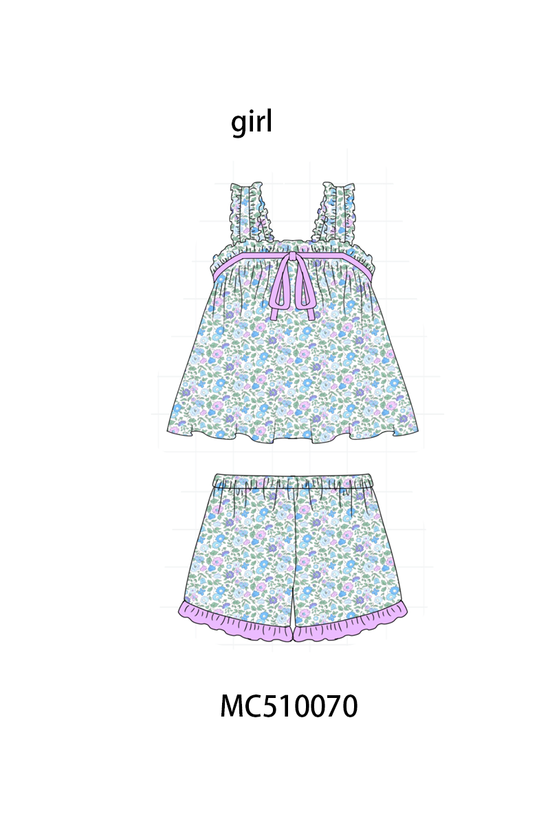 PO69 Multicolored floral print girl sleeping wear collection 1- closing 10/27 - eta early march