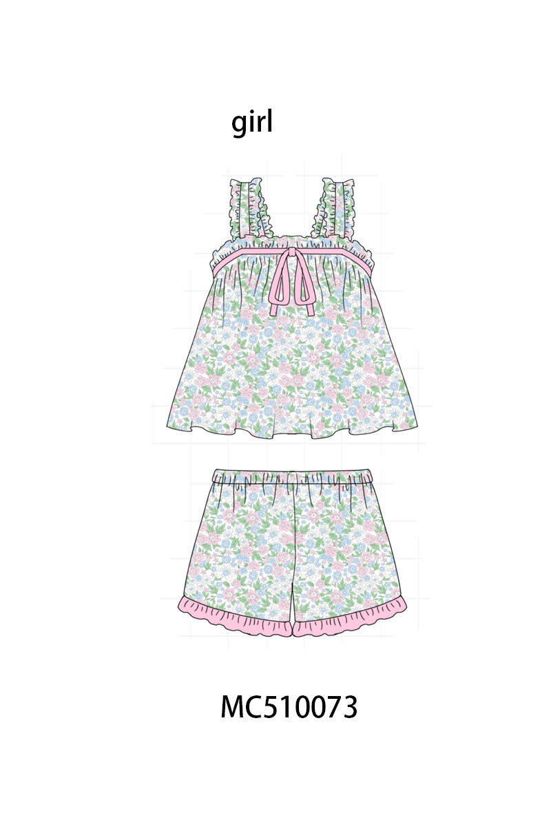 PO69 Multicolored floral print girl sleeping wear collection 1- closing 10/27 - eta early march