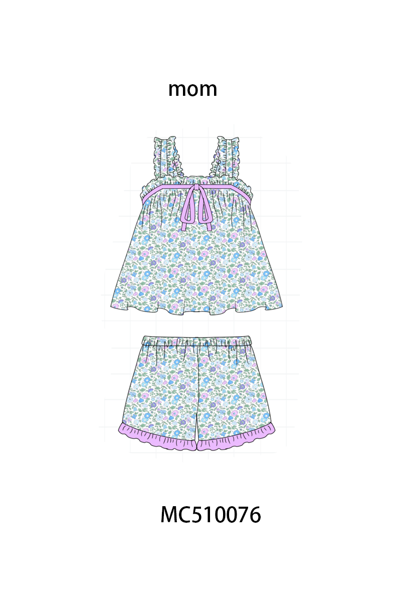 PO69 Multicolored floral print mom sleeping wear collection 2- closing 10/27 - eta early march
