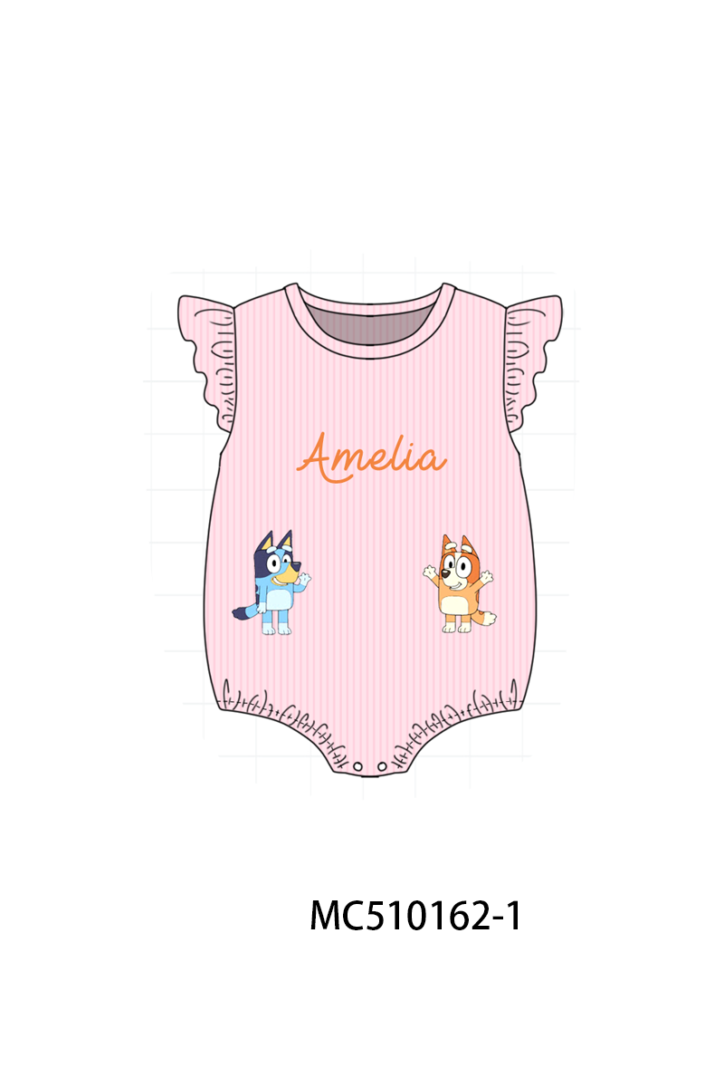 PO69 Pink&blue character monogram embroidery collection- closing 10/27 - eta early march
