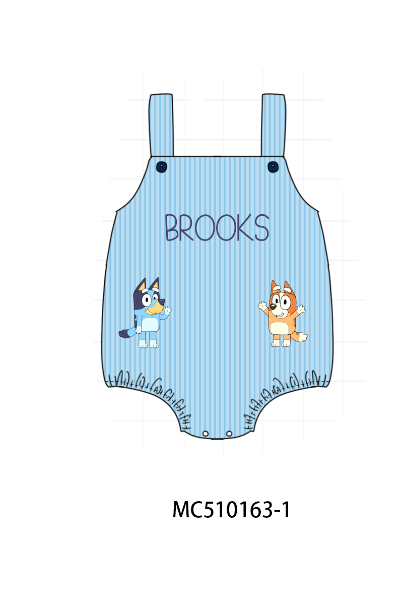 PO69 Pink&blue character monogram embroidery collection- closing 10/27 - eta early march