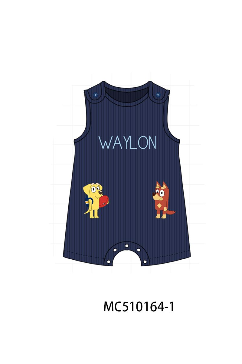 PO69 Pink&blue character monogram embroidery collection- closing 10/27 - eta early march