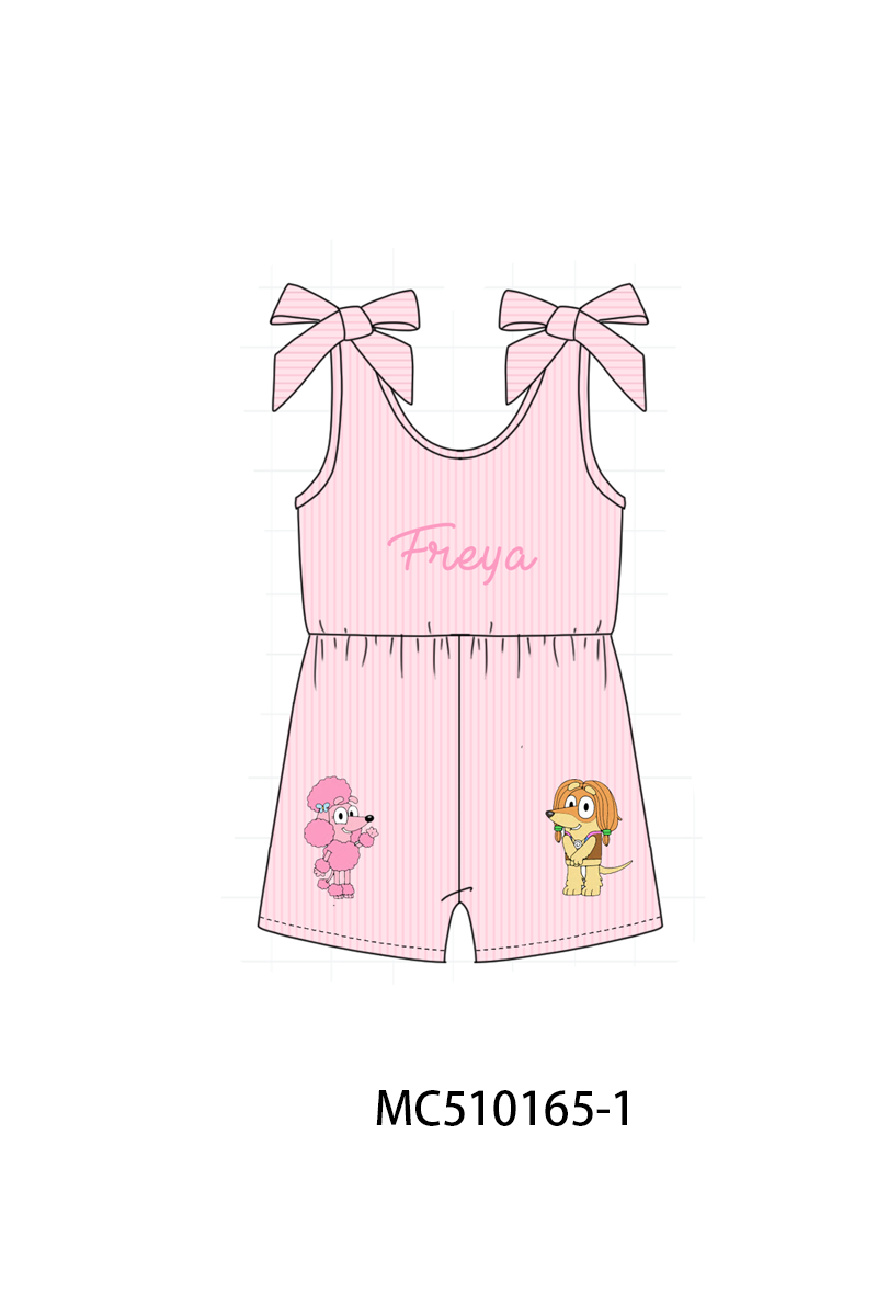 PO69 Pink&blue character monogram embroidery collection- closing 10/27 - eta early march