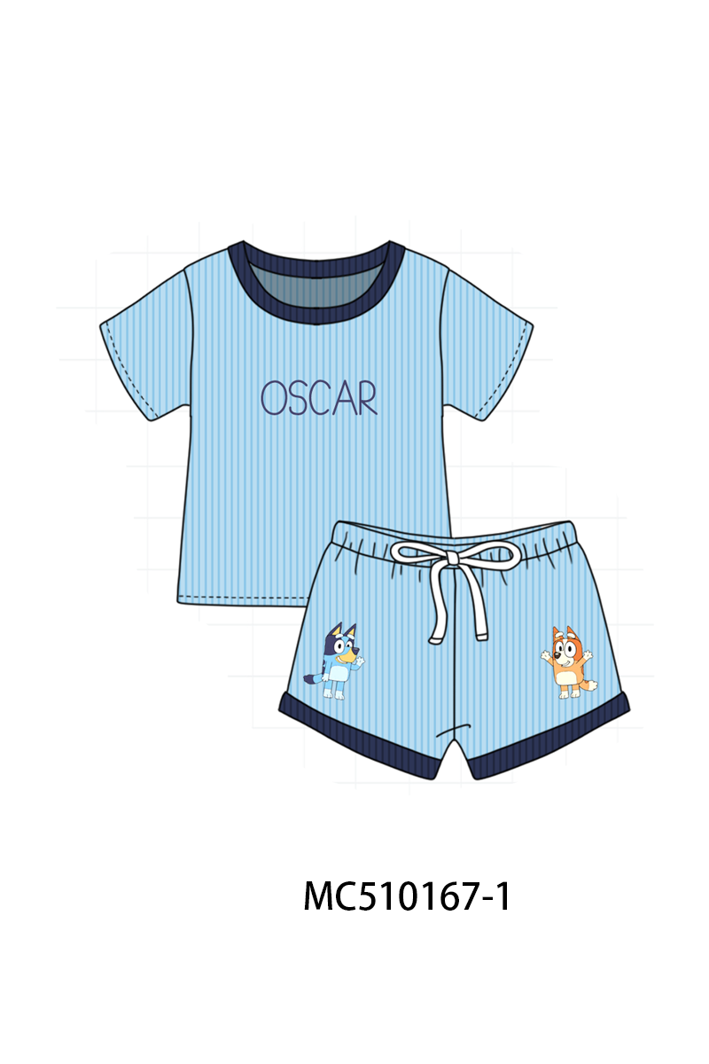 PO69 Pink&blue character monogram embroidery collection- closing 10/27 - eta early march