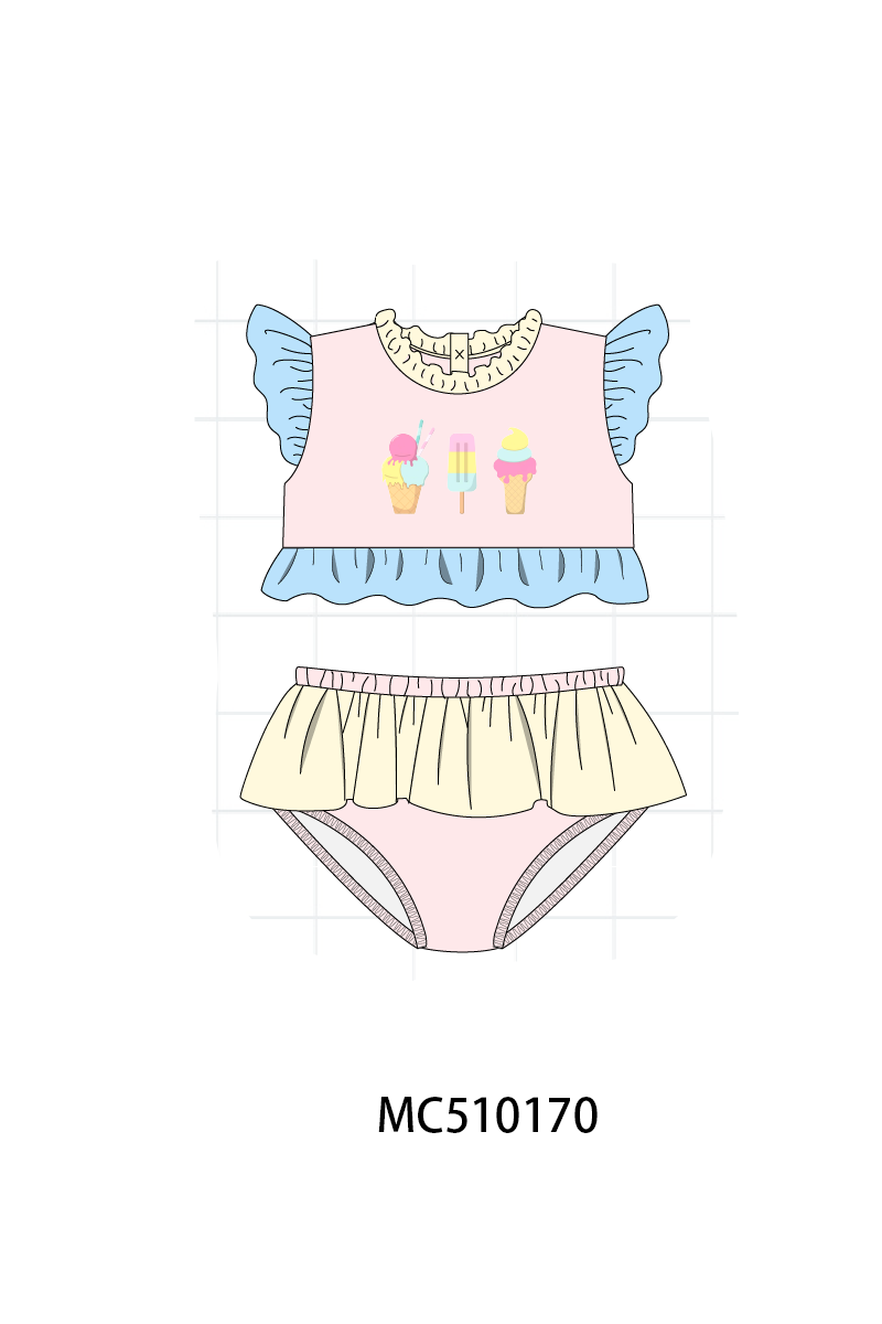 PO69 Colors blocks ice cream embroidery collection- closing 10/27 - eta early march