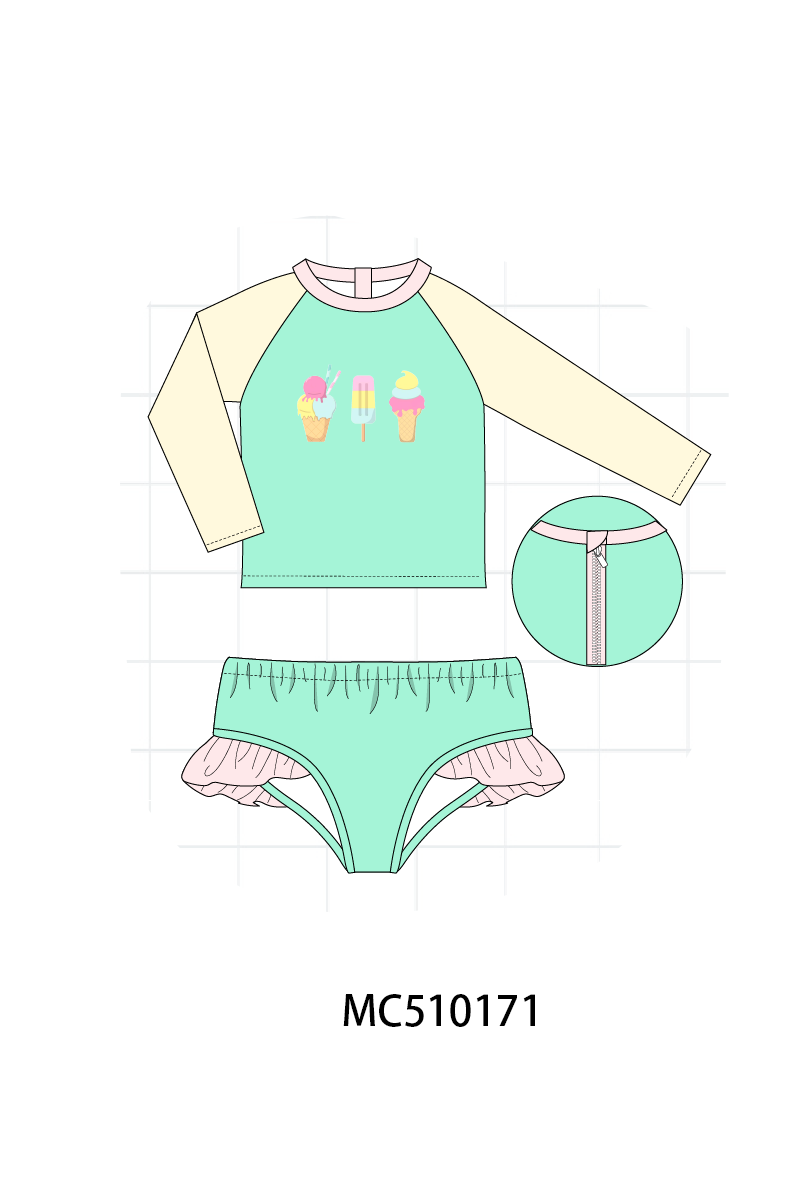 PO69 Colors blocks ice cream embroidery collection- closing 10/27 - eta early march