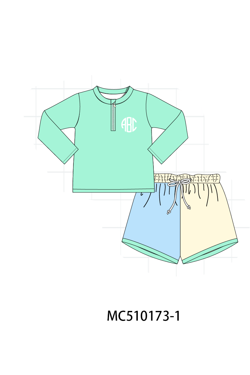 PO69 Colors blocks monogram embroidery collection 1- closing 10/27 - eta early march