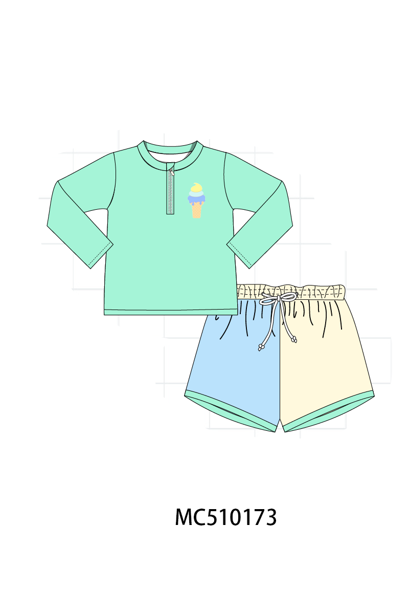 PO69 Colors blocks ice cream embroidery collection- closing 10/27 - eta early march