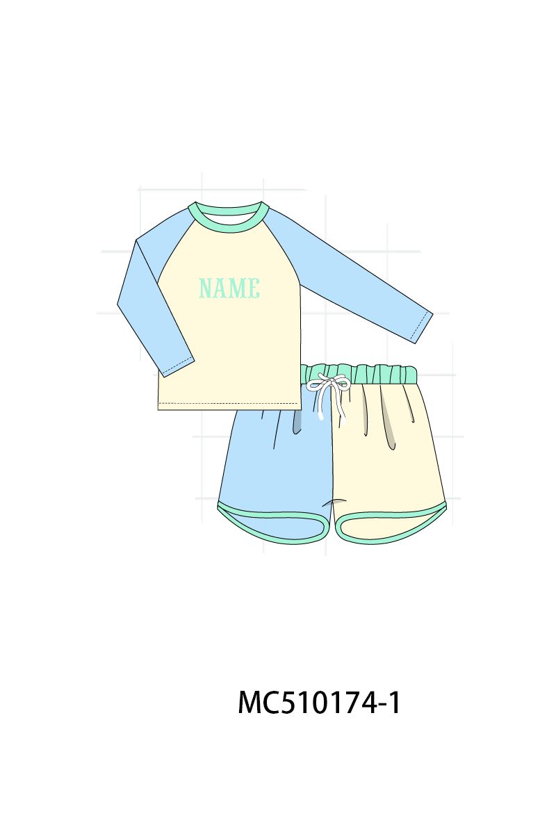 PO69 Colors blocks monogram embroidery collection 1- closing 10/27 - eta early march