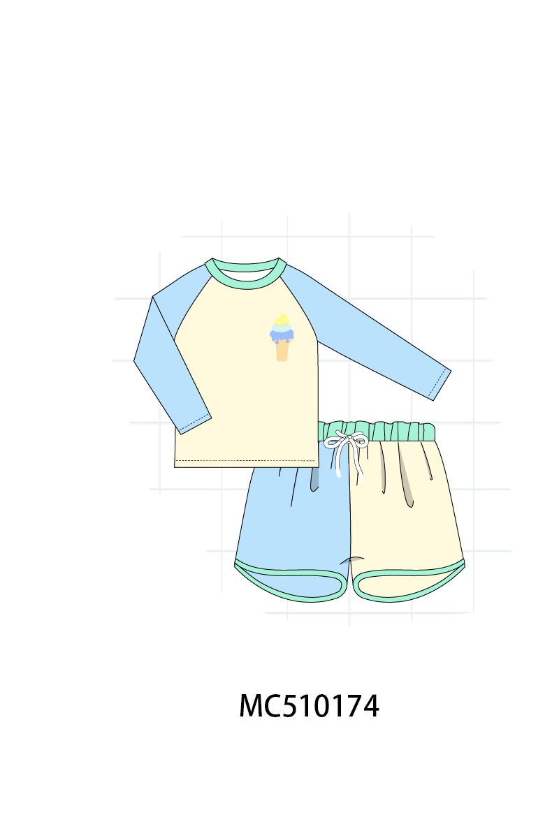 PO69 Colors blocks ice cream embroidery collection- closing 10/27 - eta early march