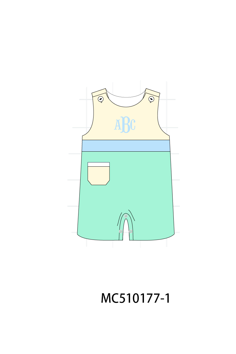 PO69 Colors blocks monogram embroidery collection 2- closing 10/27 - eta early march