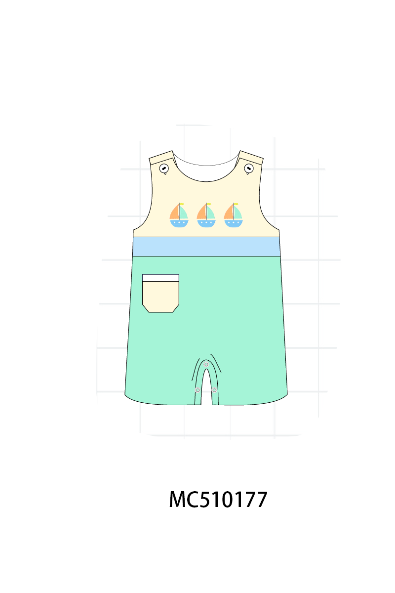 PO69 Colors blocks sailboat embroidery collection- closing 10/27 - eta early march