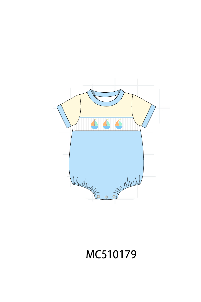 PO69 Colors blocks sailboat embroidery collection- closing 10/27 - eta early march
