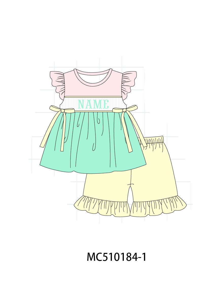PO69 Colors blocks monogram embroidery collection 2- closing 10/27 - eta early march