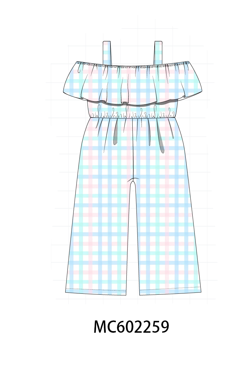 PO81 Mint plaid ruffle collection - closing 2/16 - ETA July