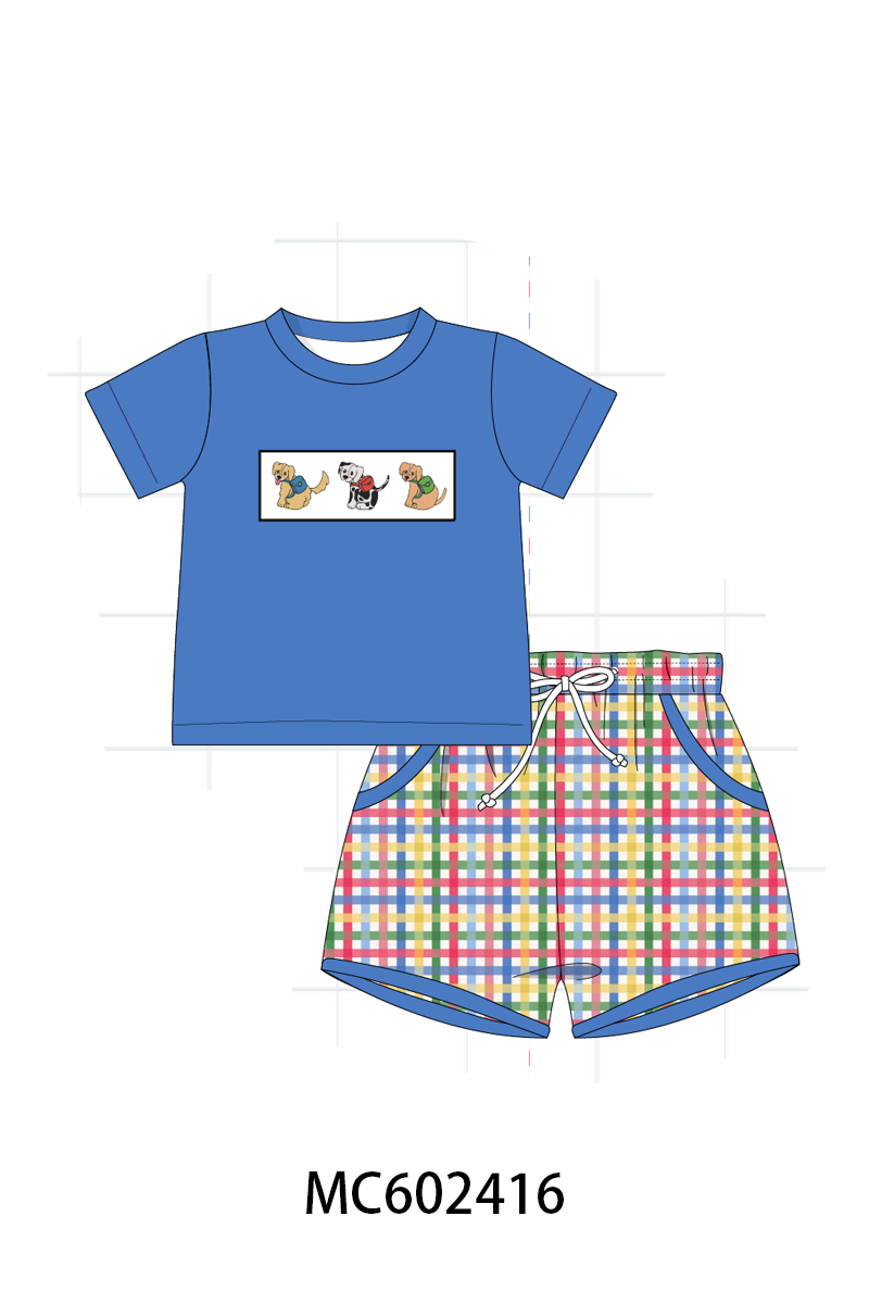 PO82 Puppy school plaid collection - closing 3/2 - ETA July