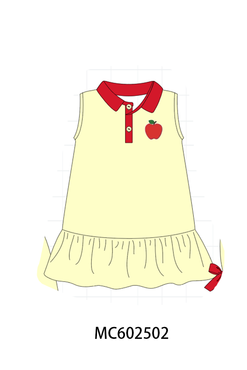 PO82 Yellow apple applique stripe collection - closing 3/2 - ETA July