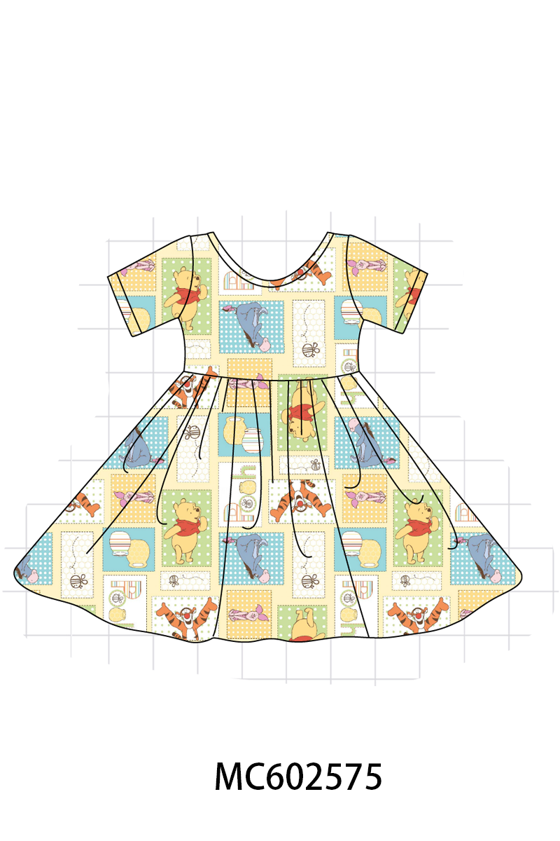 PO82 Yellow character print bamboo collection - closing 3/2 - ETA July