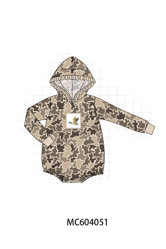 PO86 Camouflage duck embroidery ruffle collection - closing 4/13 - ETA early September