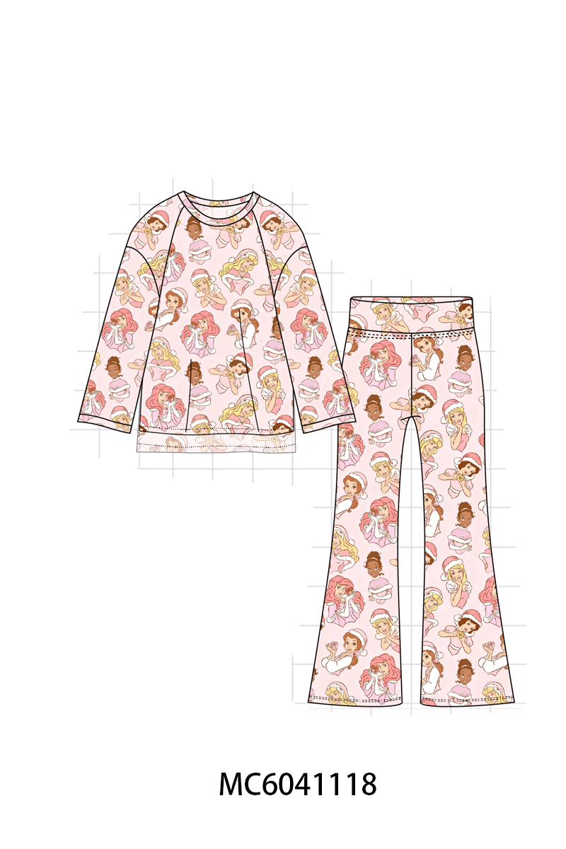 PO90 Pink princess print bamboo collection - closing 5/11 - ETA early October