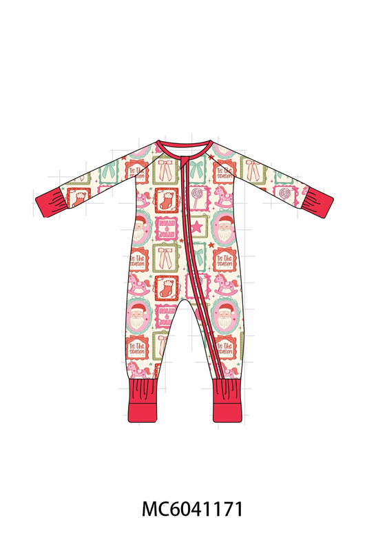 PO90 Red christmas santa carousel bamboo collection - closing 5/11 - ETA early October