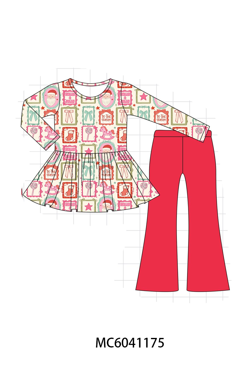 PO90 Red christmas santa carousel bamboo collection - closing 5/11 - ETA early October