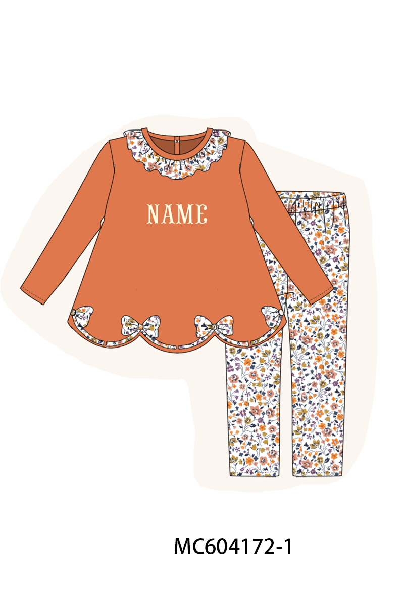 PO86 Floral monogram embroidery collection - closing 4/13 - ETA early September