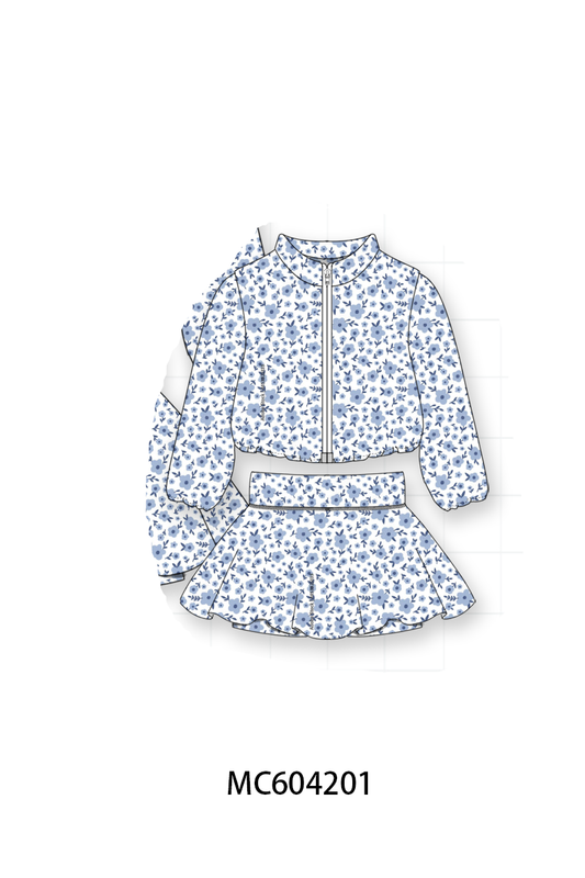 PO86 Multicolored floral print mom&me active skorts set - closing 4/13 - ETA early September