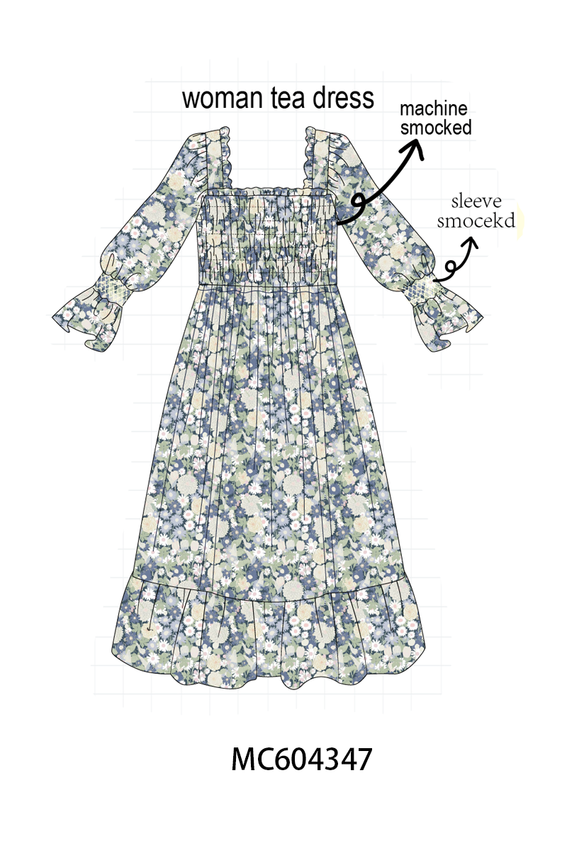 PO86 Vintage floral smocked collection - closing 4/13 - ETA early September